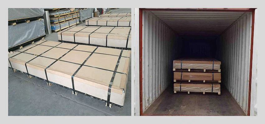 Packing And Container Loading PVC Film Aluminum Corrugated Sheet