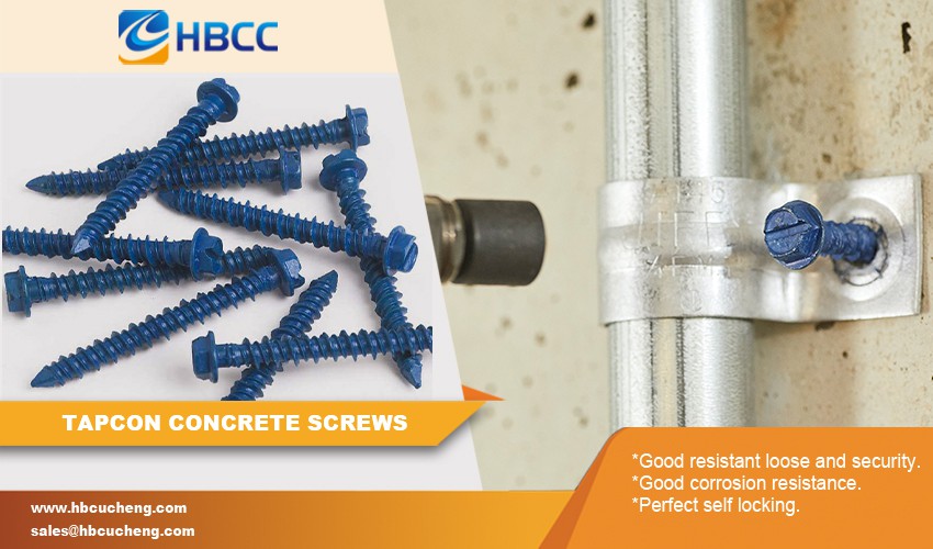 tapcon concrete screws advantage