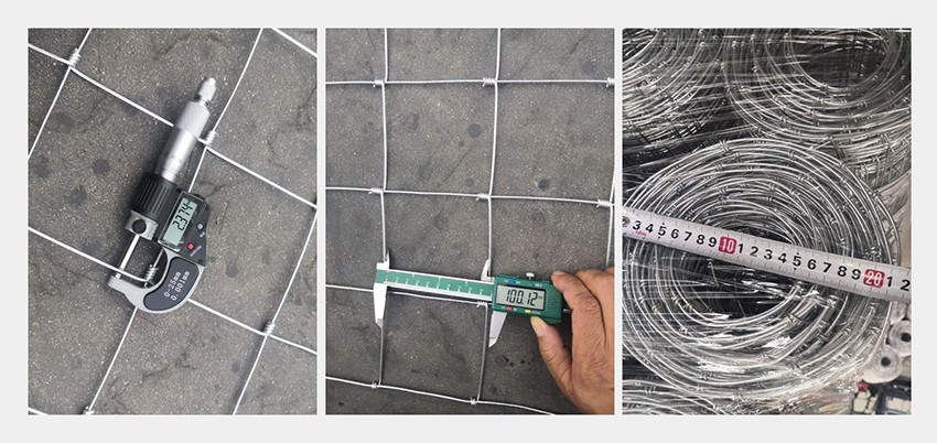 Field Mesh Fence inspection