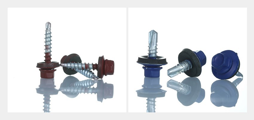 color painted head roofing screws type color painted head roofing screws type